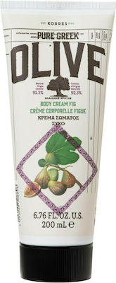 Korres Pure Greek Olive Fig Hidratantă Crema pentru Corp 200ml