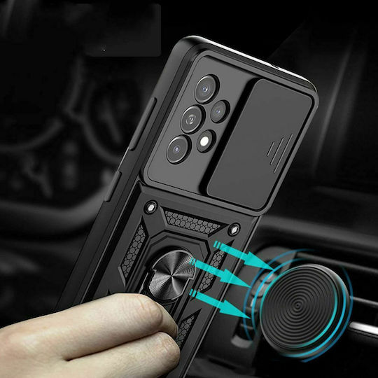 Tech-Protect Camshield Pro Back Cover Πλαστικό Μαύρο (Poco X4 Pro 5G)
