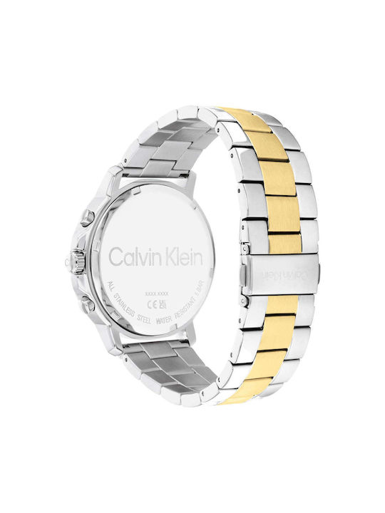 Calvin Klein Sport Watch Chronograph Battery with Metal Bracelet