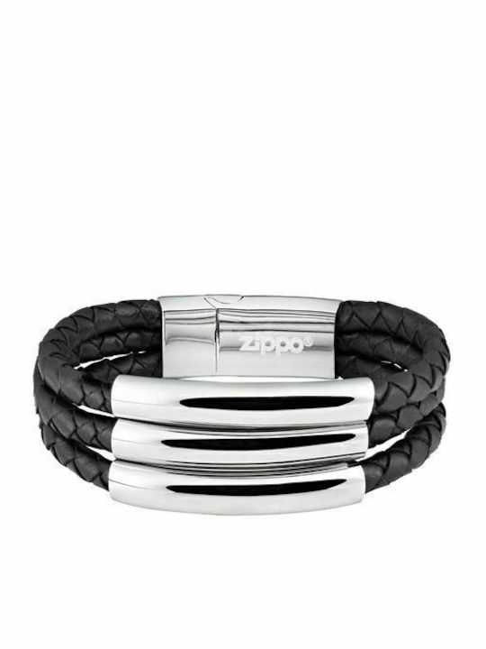 Zippo Herren Armband aus Leder