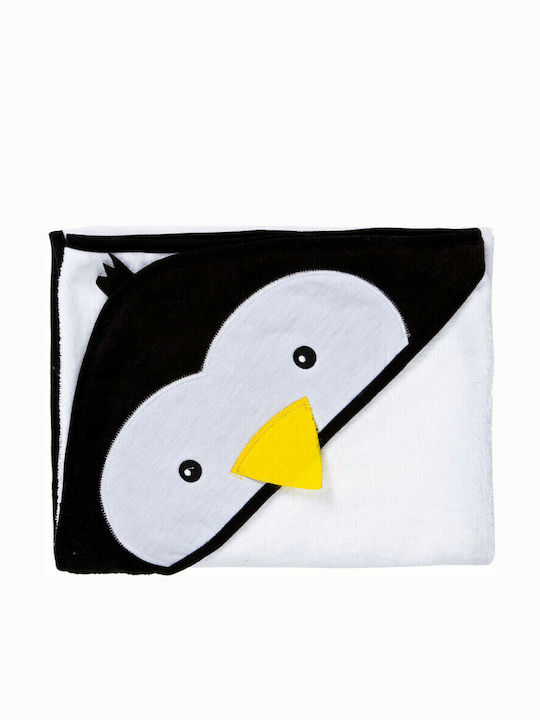 Sensillo Baby Bath Towel Hooded 100x100cm