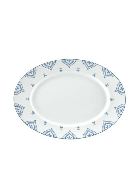 Ionia Oval Porcelain Serving Platter Elektra White 36cm Ionia Oval Porcelain Serving Platter Elektra White 36cm