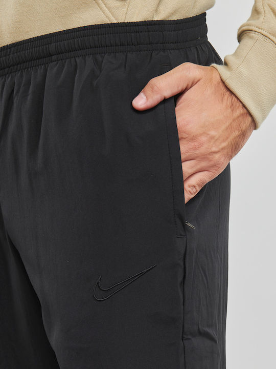 Academy Fußball-Hose für Herren Dri-FIT Glänzend mit Gummibund Schwarz