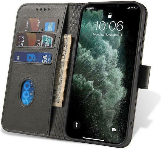 Magnet Wallet Δερματίνης Μαύρο (Realme X50)