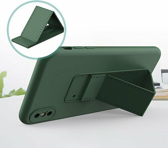 Wozinsky Kickstand Flexible Задна корица Силикон Червен (iPhone XS Max)