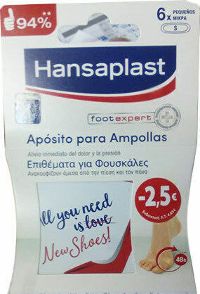 Hansaplast Foot Expert für Blasen Klein 6Stück
