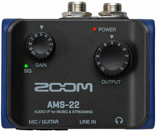 Zoom AMS-22 Εξωτερική Επαγγελματική Κάρτα Ήχου με Σύνδεση USB, 3.5mm