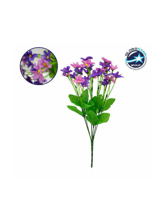 GloboStar Bouquet of Artificial Flowers Purple 35cm