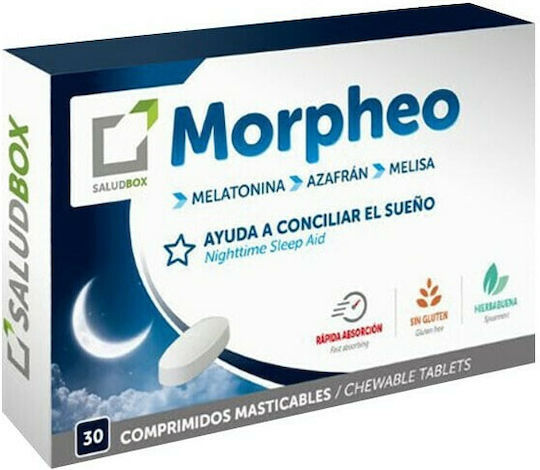 Saludbox Morpheo Συμπλήρωμα για τον Ύπνο 15 μασώμενες ταμπλέτες