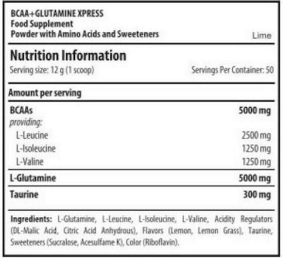 Scitec Nutrition BCAA + Glutamine Xpress 2:1:1 Mojito