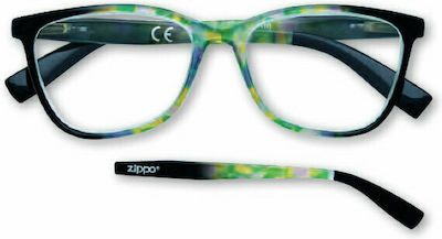 Zippo Women's Reading Glasses +3.00 in Green color 31Z-B23-GRE300