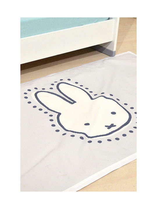 Miffy Kinder Teppich Gray 70x140cm