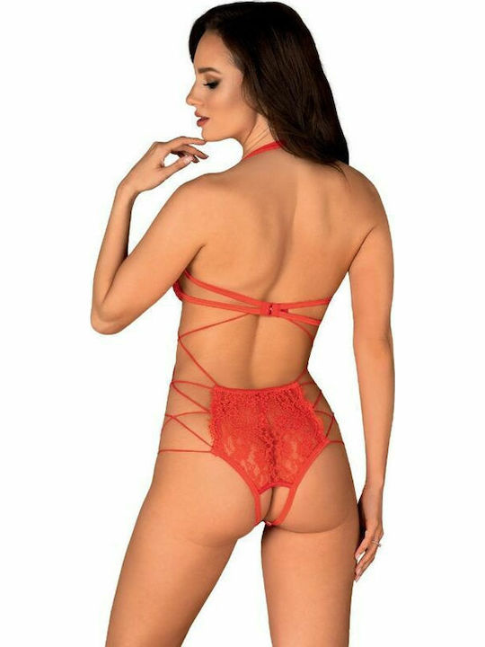 Obsessive Rediosa Sexy Bodysuit Red