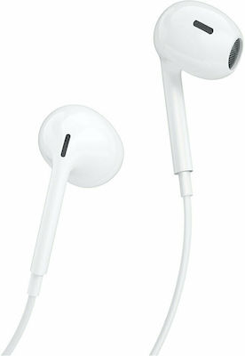 Dudao X14 Pro T Earbuds Freihändig Kopfhörer mit Stecker USB-C Weiß