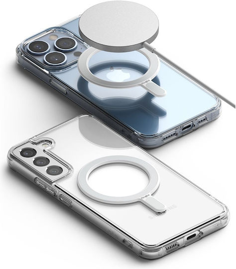 Ringke MagSafe Ring Universal Magnetic Plate με Οδηγό Ευθυγράμμισης Λευκό