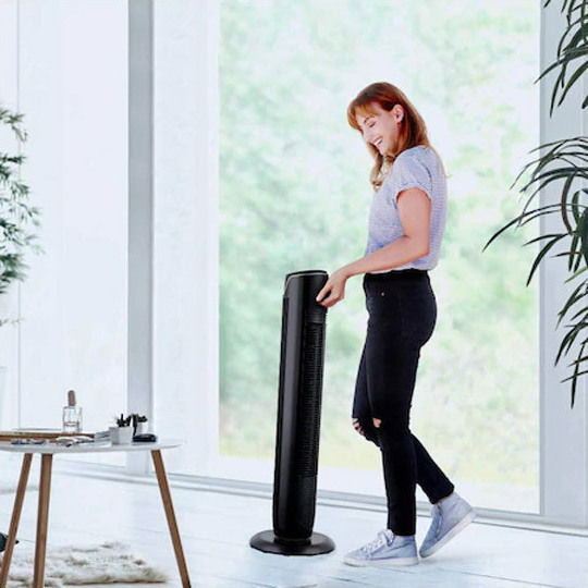 Morris Tower Fan 45W with Remote Control White