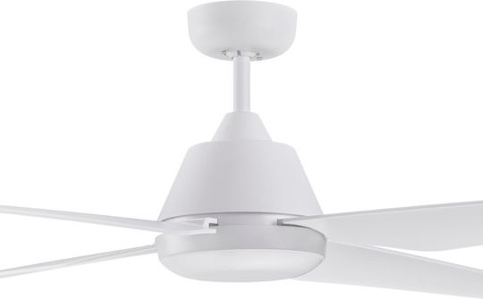 Lucci Air Aria Deckenventilator 122cm mit Leuchte Weiß
