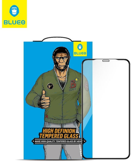 Mr. Monkey 5D Keramik Vollkleber Vollflächig gehärtetes Glas Schwarz (Galaxy A53)