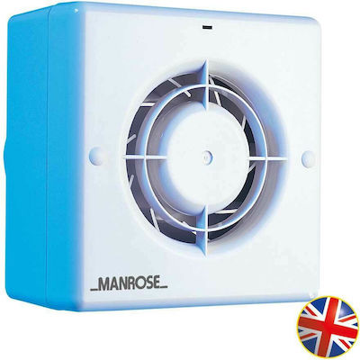 Manrose CF/100S Ventilator de Baie 100mm Alb