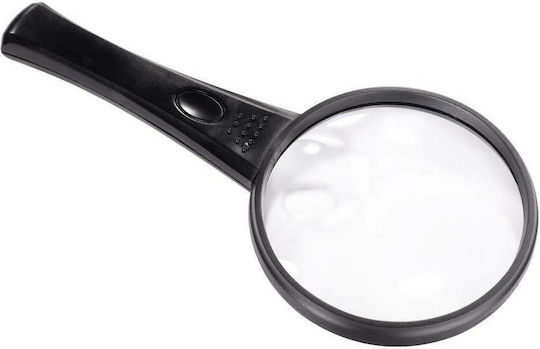 HAMA Basic 90 Tabletop Magnifying Lense with Light Black 1pcs