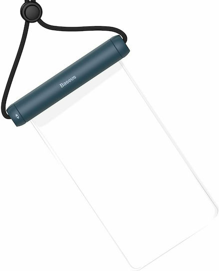 Baseus Transparent Waterproof Bag Waterproof Case up to 7.2" Blue FMYT000003