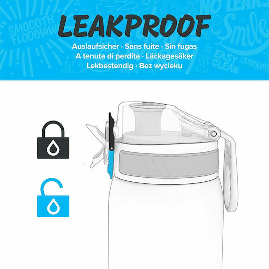 Ion8 Κοάλα Παιδικό Παγούρι Πλαστικό Non Spill Ροζ 600ml