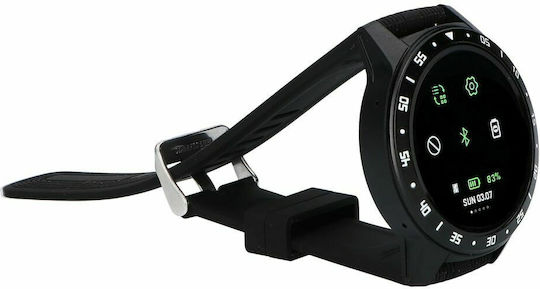 MaxCom FW37 Argon Smartwatch mit Pulsmesser (Schwarz)