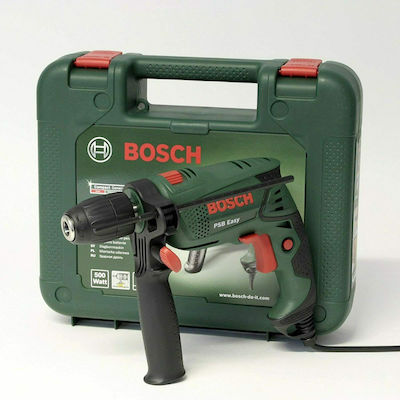 Bosch PSB 500 Easy Κρουστικό Δράπανο 500W με Θήκη
