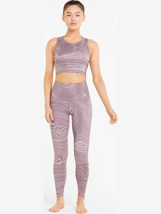 Yoga Frauen Gekürzt Leggings Hochgeschnitten Quail