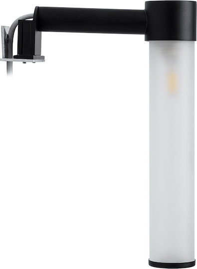 GloboStar Elsa Modern Lamp Bathroom with Socket G9 Black 13.5x20cm