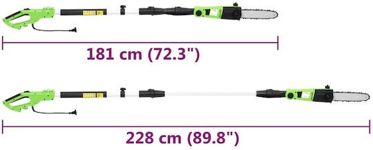 vidaXL Electric Hedge Trimmer 710W with Blade 25cm 149206