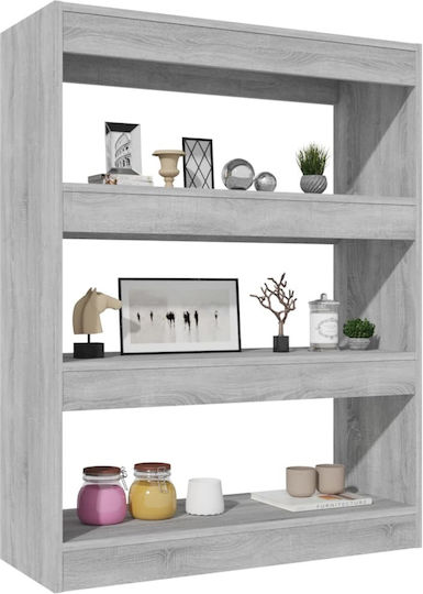 Bibliothek Grau Sonoma 80x30x103cm