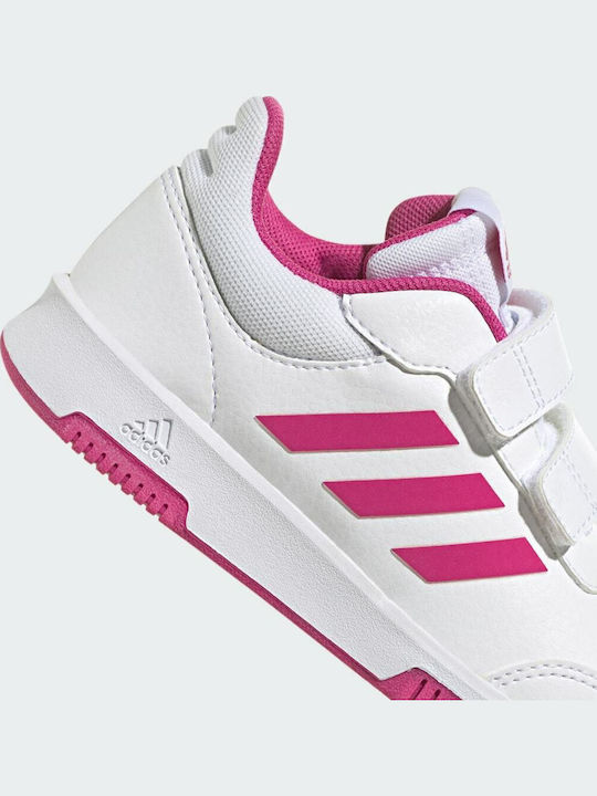 Tensaur Sport Training Hook and Loop Παιδικά Sneakers με Σκρατς Cloud White / Team Real Magenta / Core Black