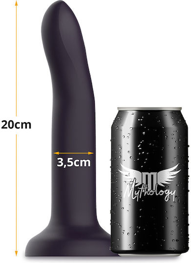 Mythology Duman Mystic Dildo Dildo με Βεντούζα Black 20cm