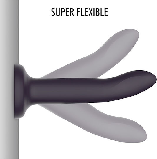 Mythology Duman Mystic Dildo Dildo με Βεντούζα Black 20cm