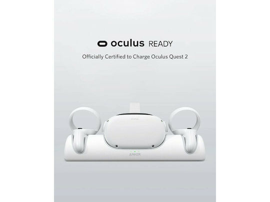 Anker Oculus Quest 2 Charging Dock Stație de încărcare pentru 1 controller VR (realitate virtuală) Alb