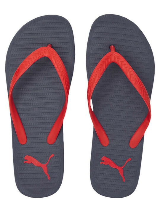 Puma Men's Flip Flops Peacoat/High Risk Red