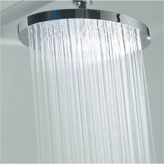 Almar Rotund Cap de duș 22cm cu braț 35cm Chrome