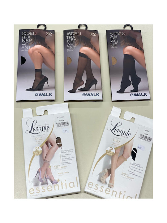 Skin-colored pantyhose 2 pieces viva 20-unica-naturel