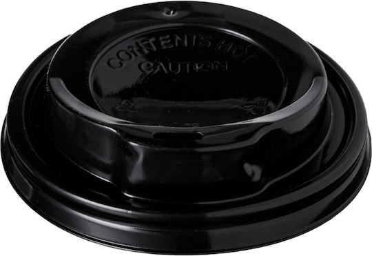 Intertan Καπάκια Πιπίλα 80mm Μαύρο (100τμχ)