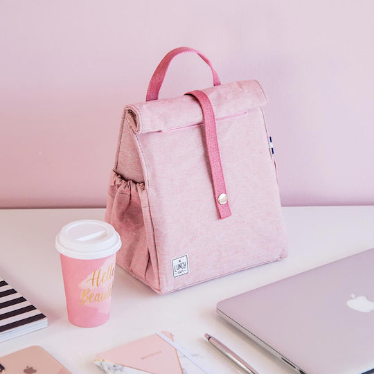 The Lunch Bags Original School Insulated Hand Lunch Bag 5lt Rose 21 x 16 x 24cm