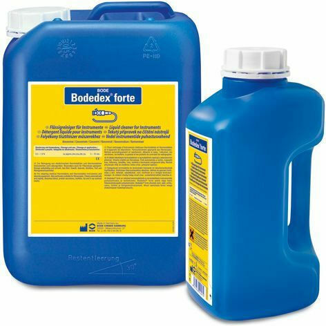 Hartmann Spezielle gewerbliche Reinigungsmittel für Bürostühle zur Desinfektion Bodedex Forte Flüssig 5 Liter