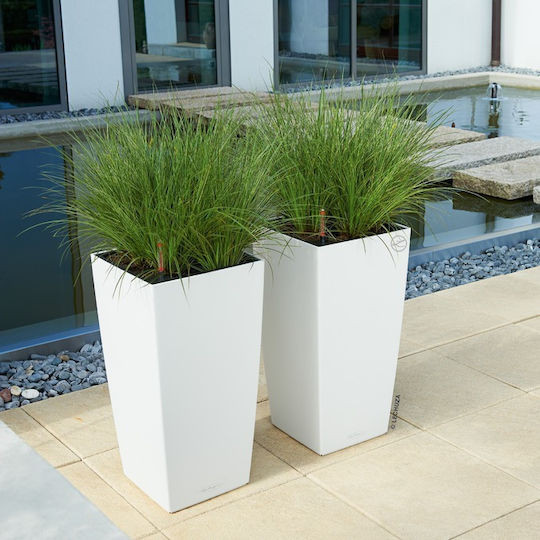 Lechuza Cubico Self-watering Pot Plastic 30x30x56cm.