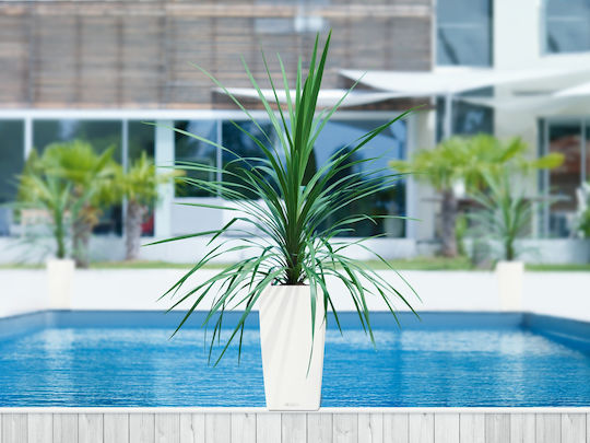 Lechuza Cubico Self-watering Pot Plastic 30x30x56cm.