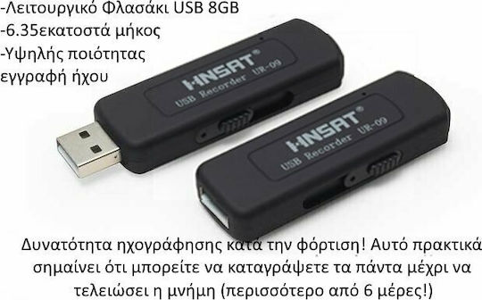 HNSAT UR-09 Surveillance Bug Capacity 4GB