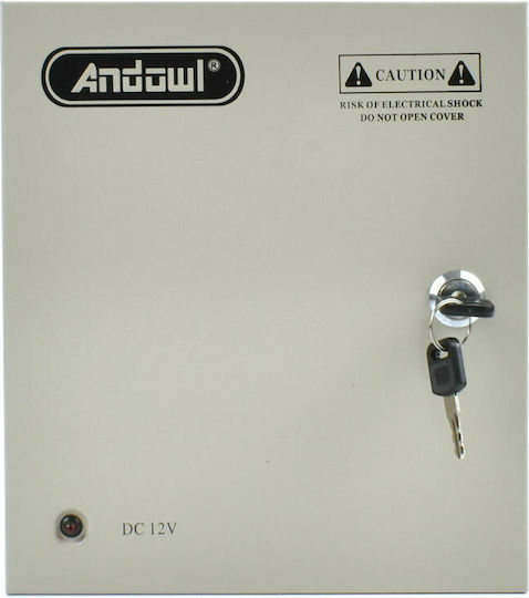Andowl Power Box for CCTV Systems Gray Q-T172