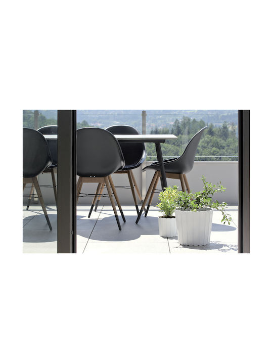 Prosperplast Boardee Basic Planter Pot Plastic 23.9x23.9x21.5cm.