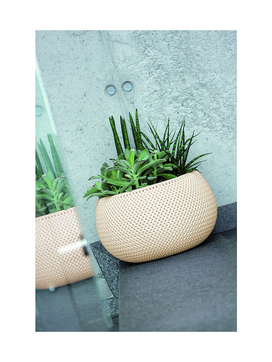 Prosperplast Splofy Bowl Γλάστρα Πλαστική Γκρι 14.4x14.4x11εκ.