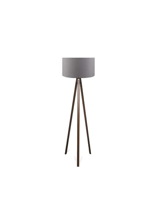 Pakketo PWL-1059 Floor Lamp H140xW38cm. with Socket for Bulb E27 Gray