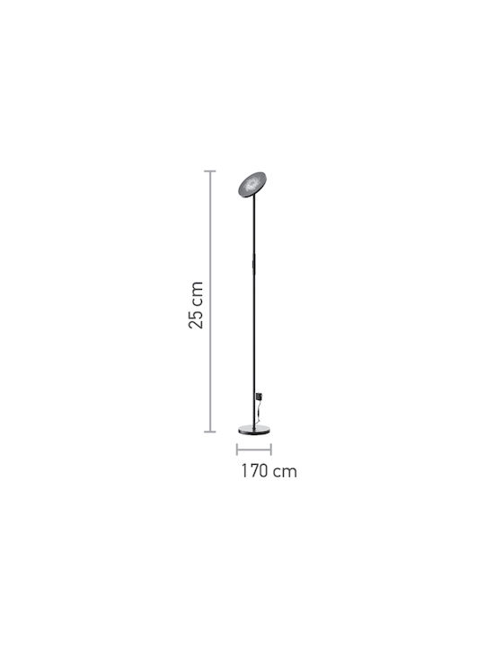 Inlight LED Floor Lamp H170xW25cm. with RGBW Light 2000lm Black